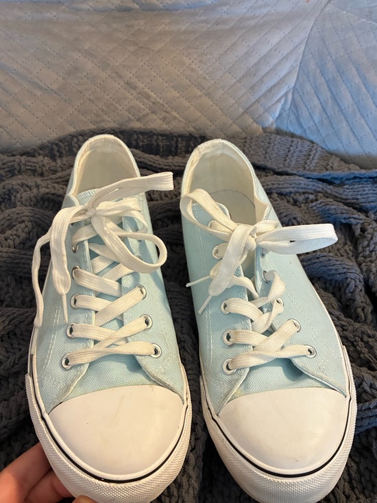 Shoes - Pale Sky Blue Summer Sneakers